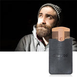 Maquiagem Wooden Anti Static Pocket Size Beard Comb