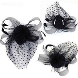 Wedding Feather and Veil Fascinator