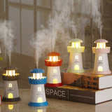 Lighthouse Led Lamp Humidifier & Air Purifier/Atomiser For Essential Oils With USB 150ml