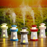 Lighthouse Led Lamp Humidifier & Air Purifier/Atomiser For Essential Oils With USB 150ml