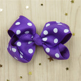 1 Piece Solid Bow Girls Hair Accessory With A Choice Of Clip. Bobble Or Headband