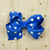 1 Piece Solid Bow Girls Hair Accessory With A Choice Of Clip. Bobble Or Headband