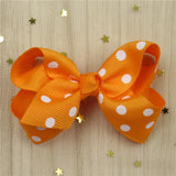 1 Piece Solid Bow Girls Hair Accessory With A Choice Of Clip. Bobble Or Headband