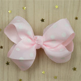 1 Piece Solid Bow Girls Hair Accessory With A Choice Of Clip. Bobble Or Headband