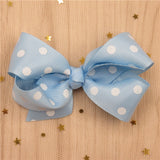 1 Piece Solid Bow Girls Hair Accessory With A Choice Of Clip. Bobble Or Headband