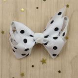 1 Piece Solid Bow Girls Hair Accessory With A Choice Of Clip. Bobble Or Headband