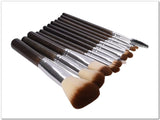 Professional High Quality 12 Piece Makeup Brushes Tool Kit Set