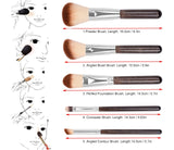Professional High Quality 12 Piece Makeup Brushes Tool Kit Set